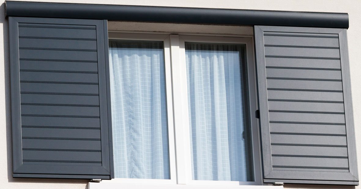 volets en aluminium